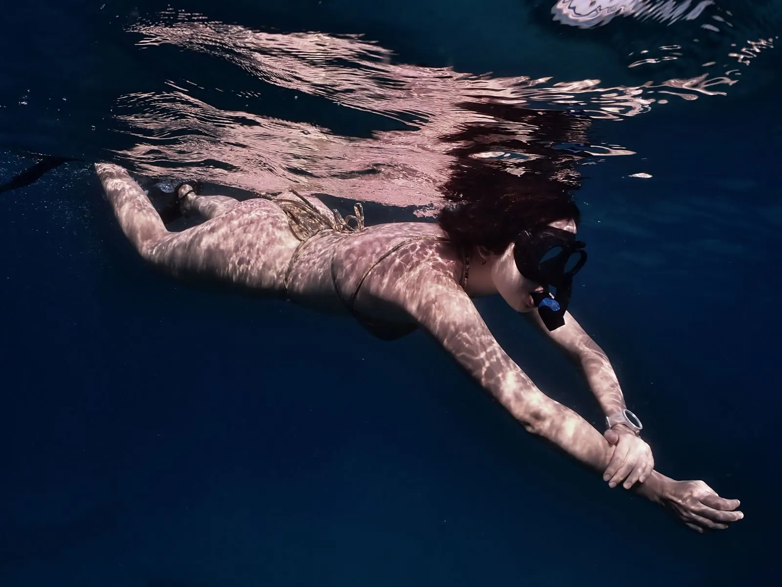 Diver on a premium Andaman reef site